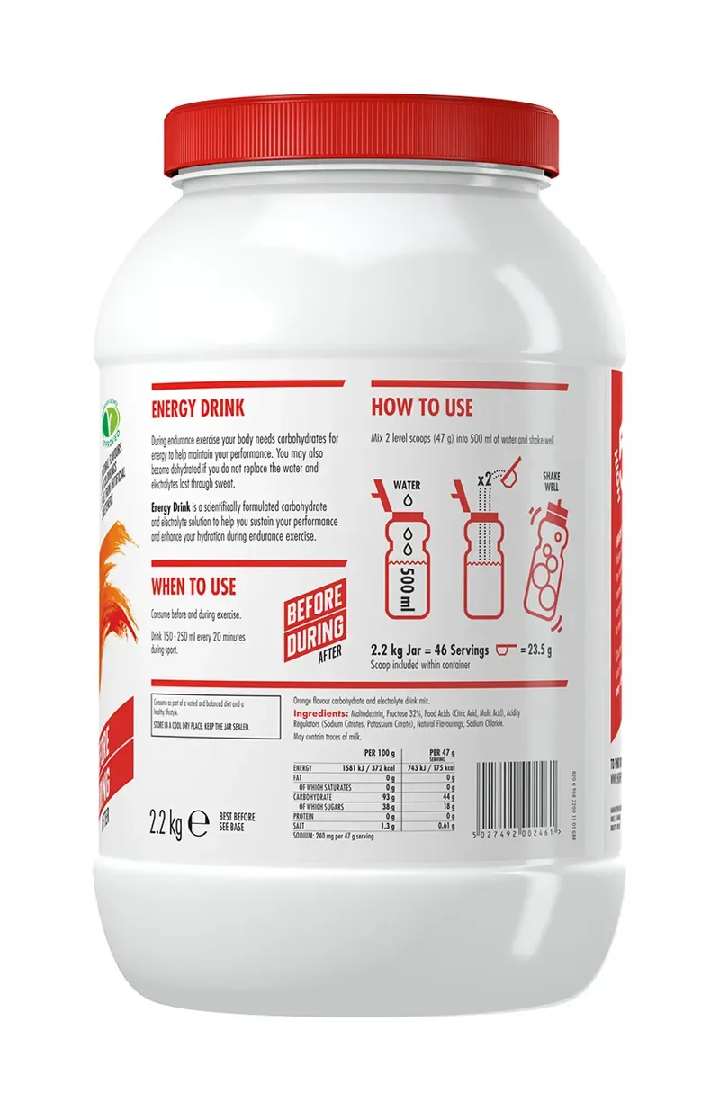 High5 Energy Drink 2.2kg Tub in White-1