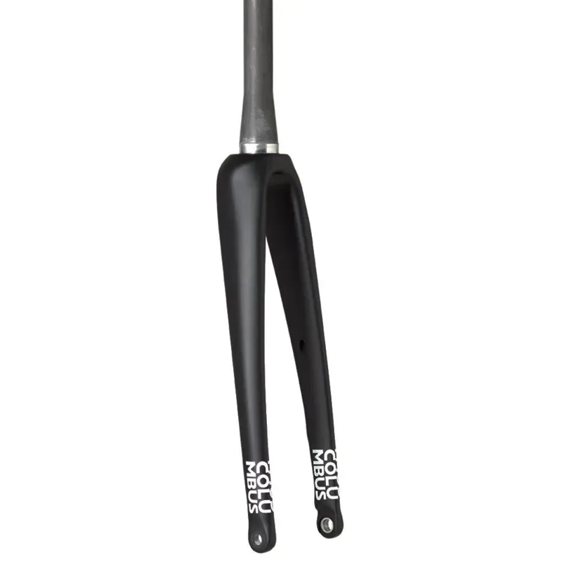 Columbus Futura Disc 1-1/2-inch Tapered Carbon Fork in Black/White