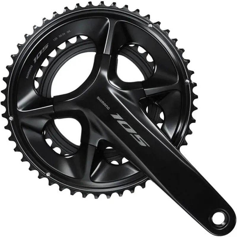 Shimano 105 double 12-speed chainset FC-R7100 HollowTech II 172.5 mm 52 and 36T black