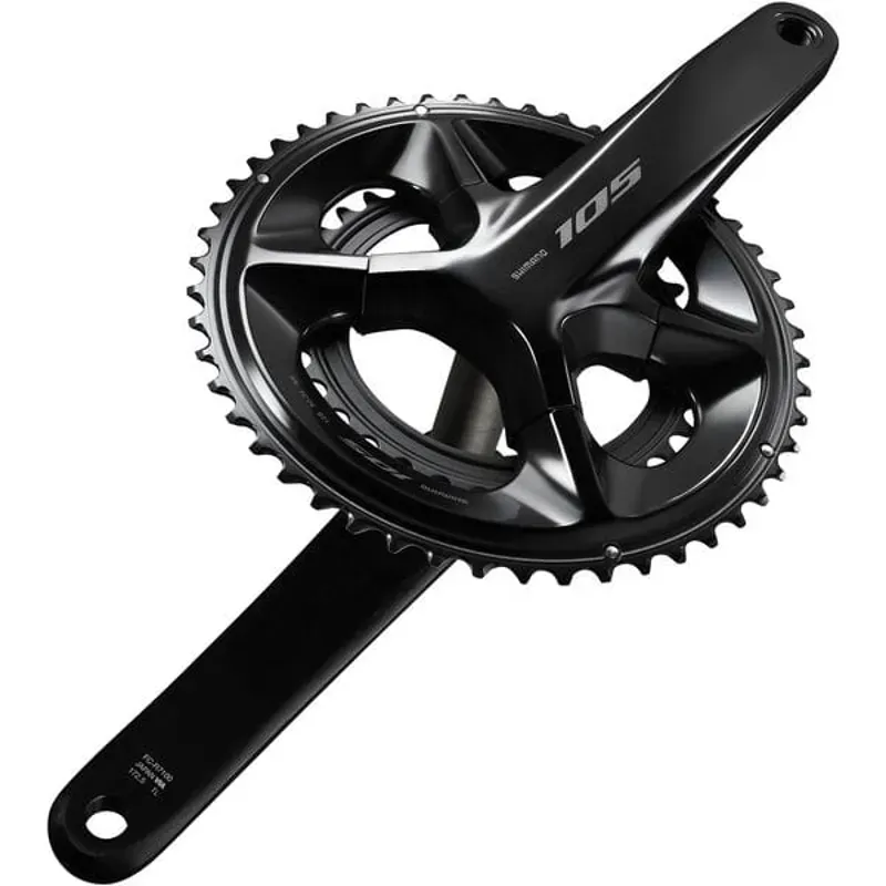 Shimano 105 double 12-speed chainset FC-R7100 HollowTech II 172.5 mm 52 and 36T black-1