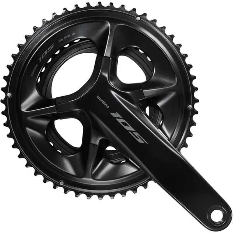 Shimano 105 double 12-speed chainset FC-R7100 HollowTech II 172.5 mm 52 and 36T black-2