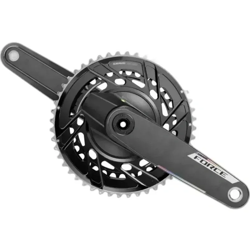 SRAM Force AXS E1 DUB 37-tooth Crankset w/ Power Meter Spider in Black-2