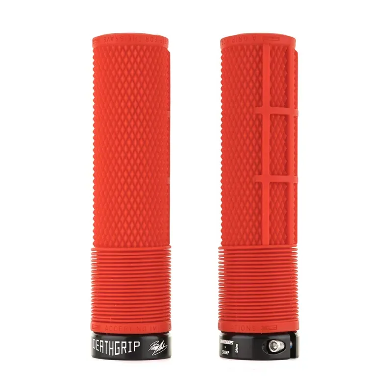 DMR DeathGrip 2 Thick Flangeless Grips in Red