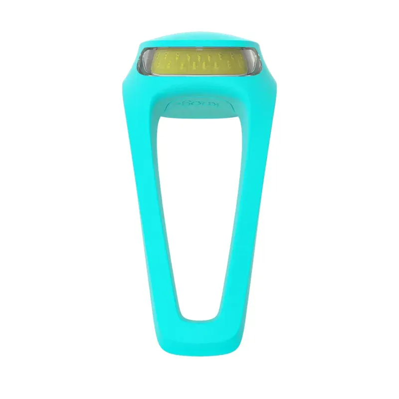 Knog Frog V3 Front Light in Awesome Aquamarine