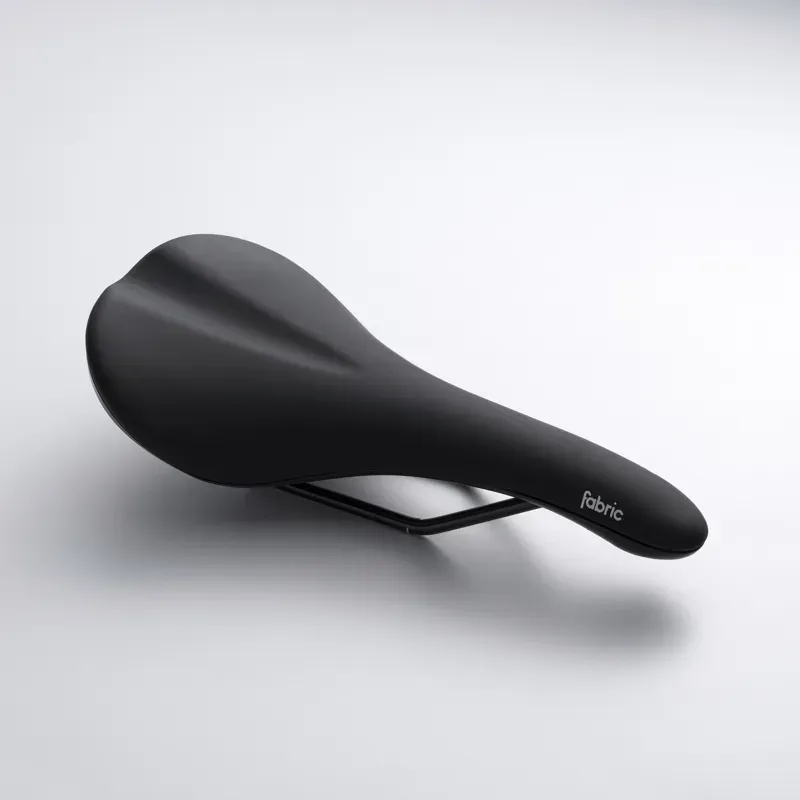 Fabric Scoop Sport Shallow Steel Saddle FSD- 12 Black-1