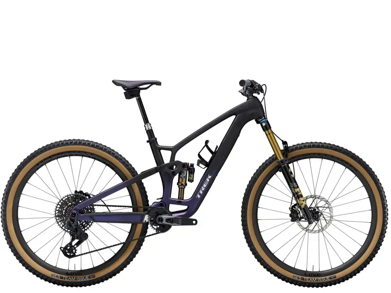 Trek Fuel EX 9.9 XO AXS T-Type Gen 6 Mountain Bike In Deep Smoke/Purple Flip