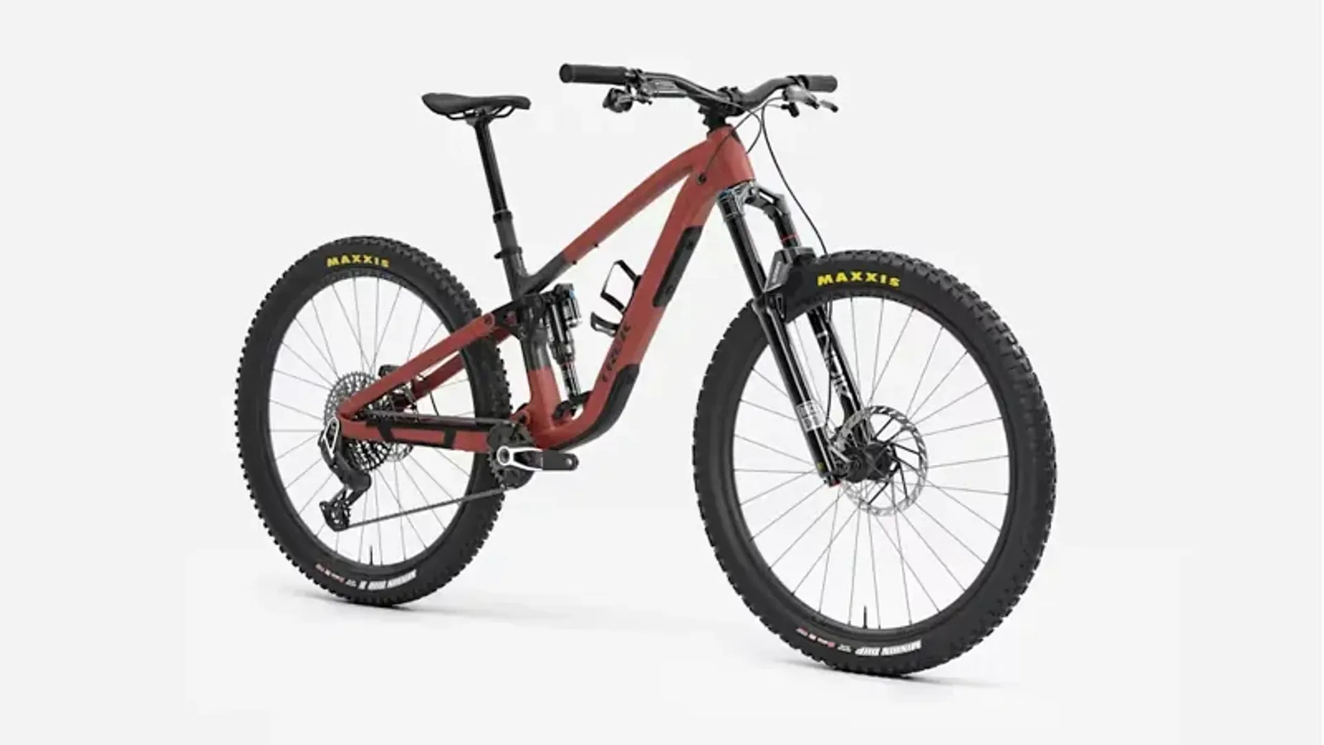 Trek Fuel EX 9 X0 AXS Mountain Bike in Matte Sedona Red/Pennyflake