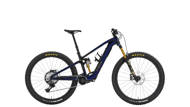 Trek Fuel+ EX 9.8 XT Carbon eMountain Bike in Gloss Navy Smoke/Matte Trek Black