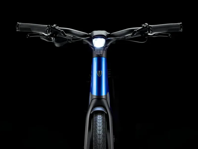 Trek FX+ 7 Midstep E-Hybrid Bike In Alpine Blue Gloss-3