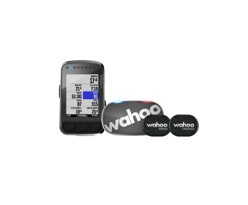 Wahoo ELEMNT BOLT V2 GPS Cycle Computer Bundle in Black