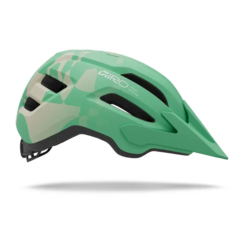 Giro Fixture II Youth Helmet in Green Rush-2