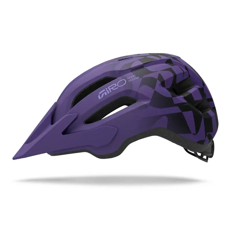 Giro Fixture II Youth Helmet in Purple Rush-1