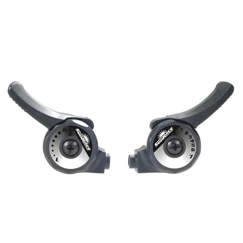 Sunrace SLM2T Above Bar 7-speed Thumb Shifter in Grey