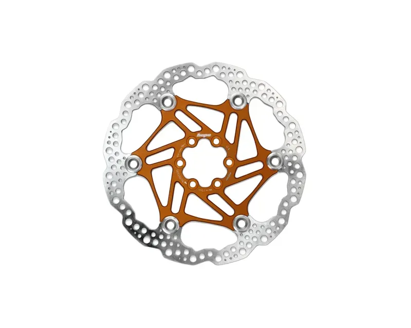 Hope Floating Disc Brake 180mm 6-Bolt Rotor in Orange