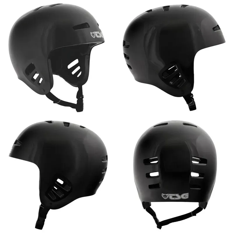 TSG Dawn Flat Helmet in Black
