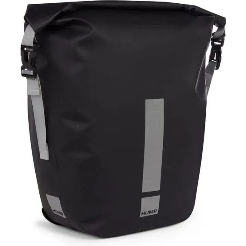 Hump Reflect Single 30-litre Pannier in Black