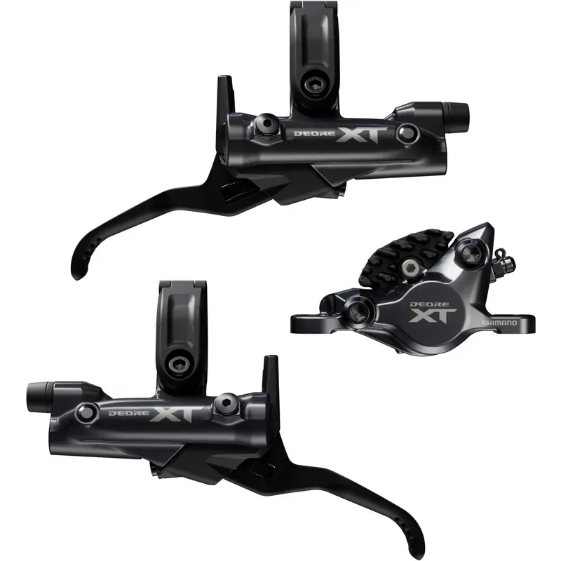 Shimano Disc BRAKE XT M8200 2pot KIT PM F and R Black one size