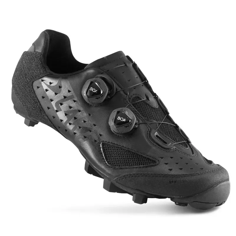 Lake MX238 Carbon Mountain Bike Shoes in Black 