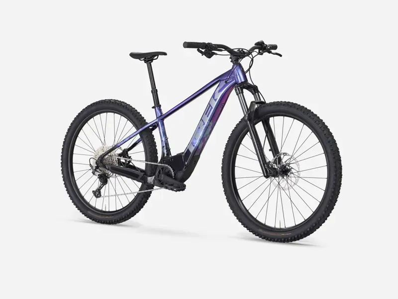 Trek Marlin+ 8 E-Mountain Bike in Purple Flip/Black Fade-1