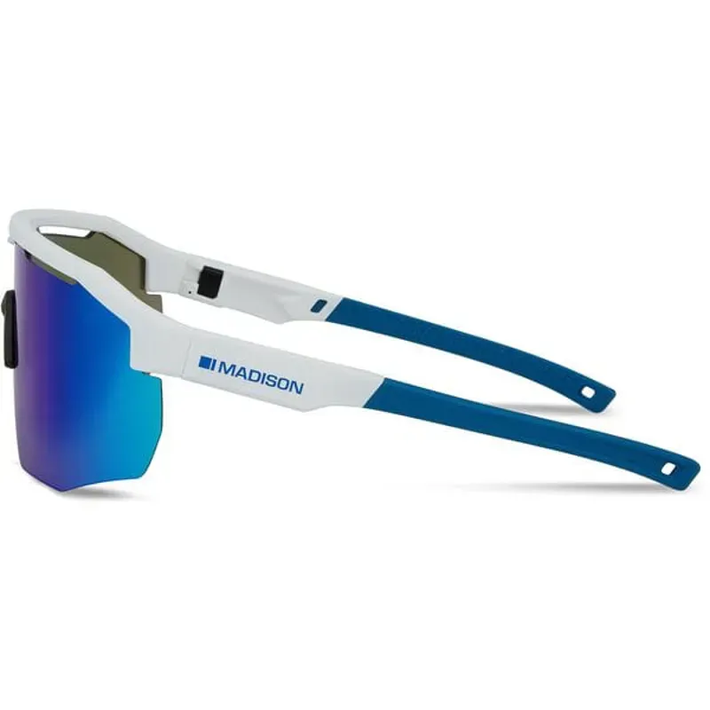 Madison Cipher Sunglasses in Mirror White-1