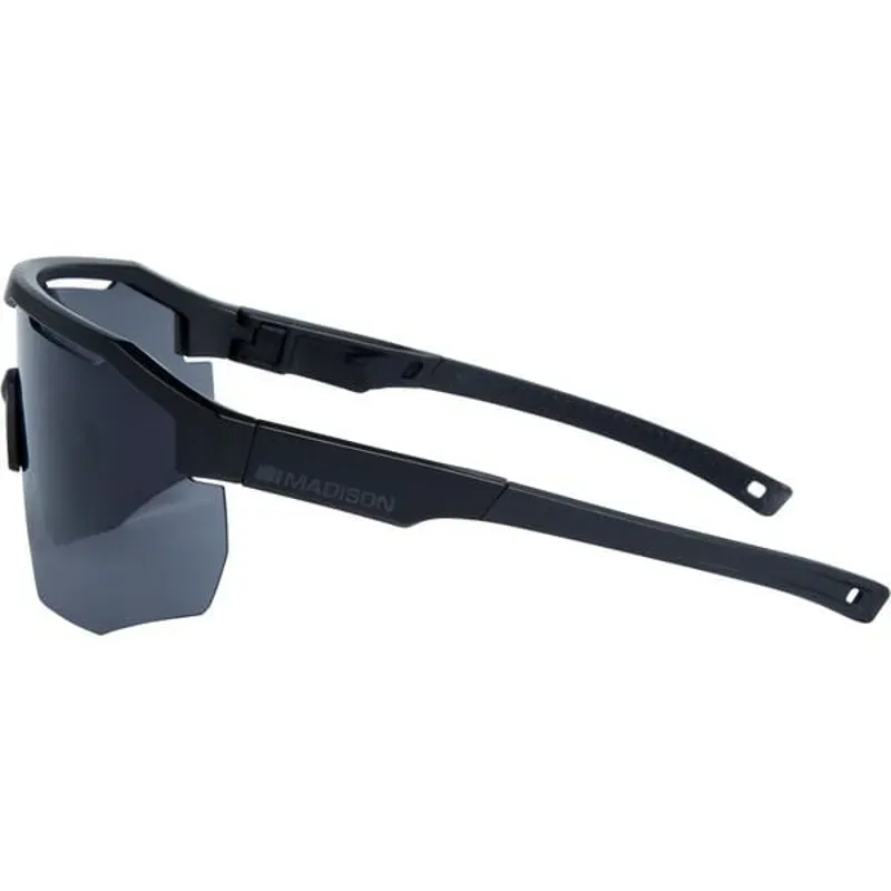 Madison Cipher Matt Black Sunglasses - Black Mirror Lens-1