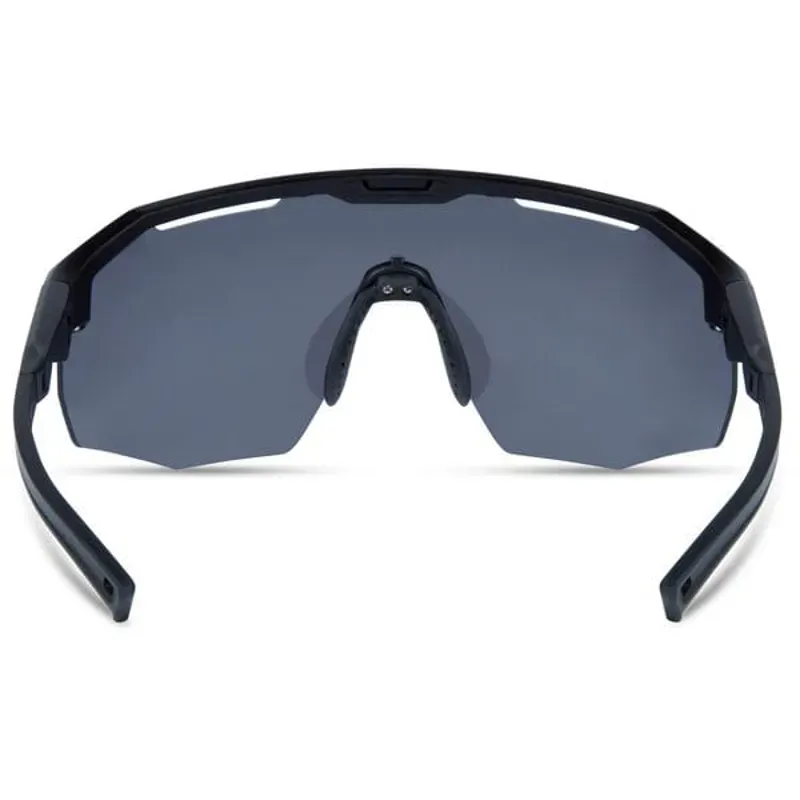 Madison Cipher Matt Black Sunglasses - Black Mirror Lens-2