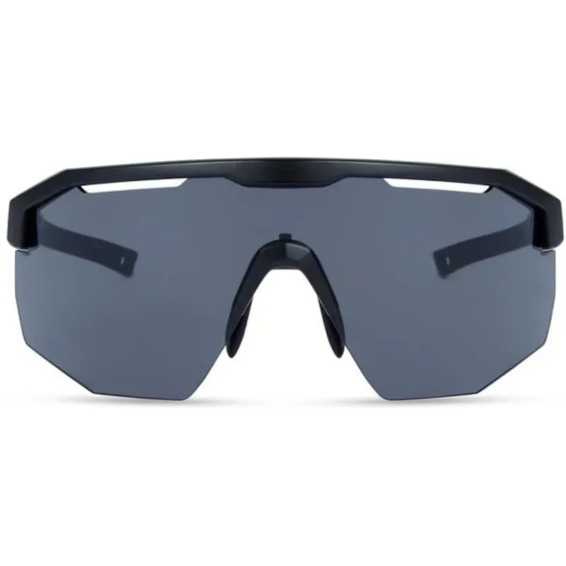 Madison Cipher Matt Black Sunglasses - Black Mirror Lens-3