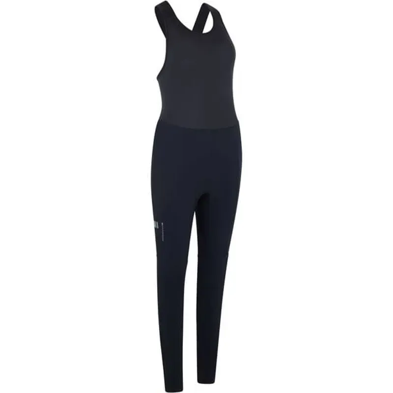 DTE Women's Thermal Bib Tights With EIT Pad in Black-1