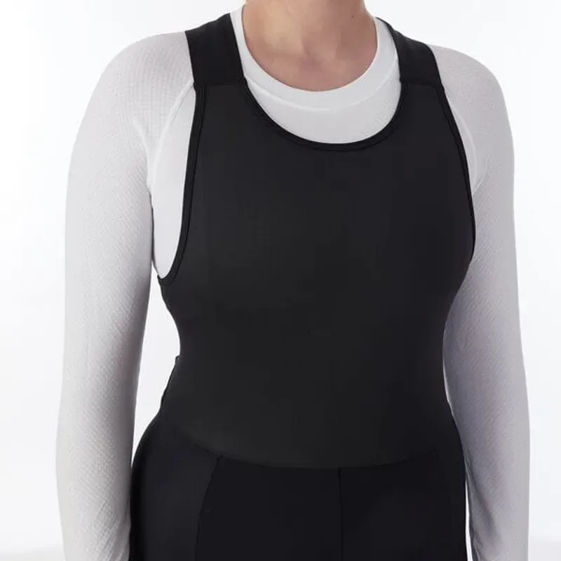 DTE Women's Thermal Bib Tights With EIT Pad in Black-2