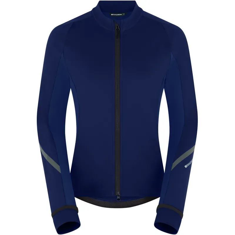 DTE Women's Isoler Thermal Long Sleeve Jacket in Ink Navy