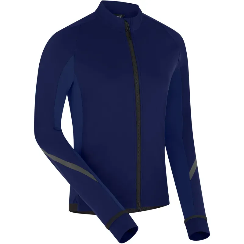 DTE Women's Isoler Thermal Long Sleeve Jacket in Ink Navy-1