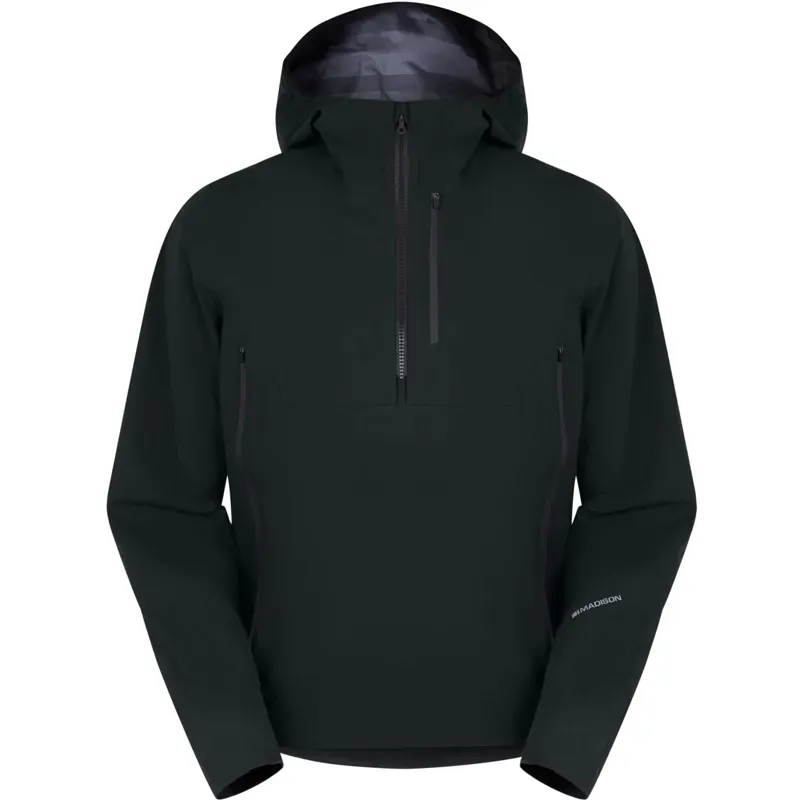 Madison Flux 3-Layer Waterproof Smock Trail Jacket in Deep Forest Green