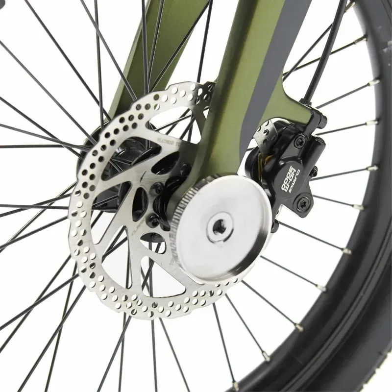 MiRiDER 20 Compact Folding Electric Bike in Aurora Green-5