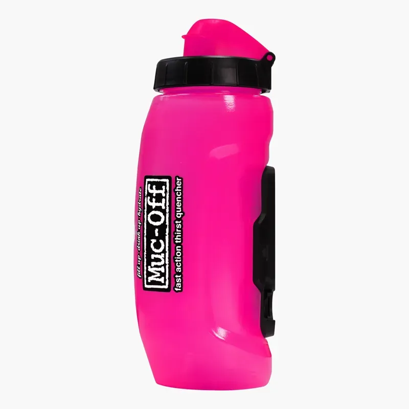 Muc-Off X Fidlock Twist Bottle w/ Bike Base in Pink-1