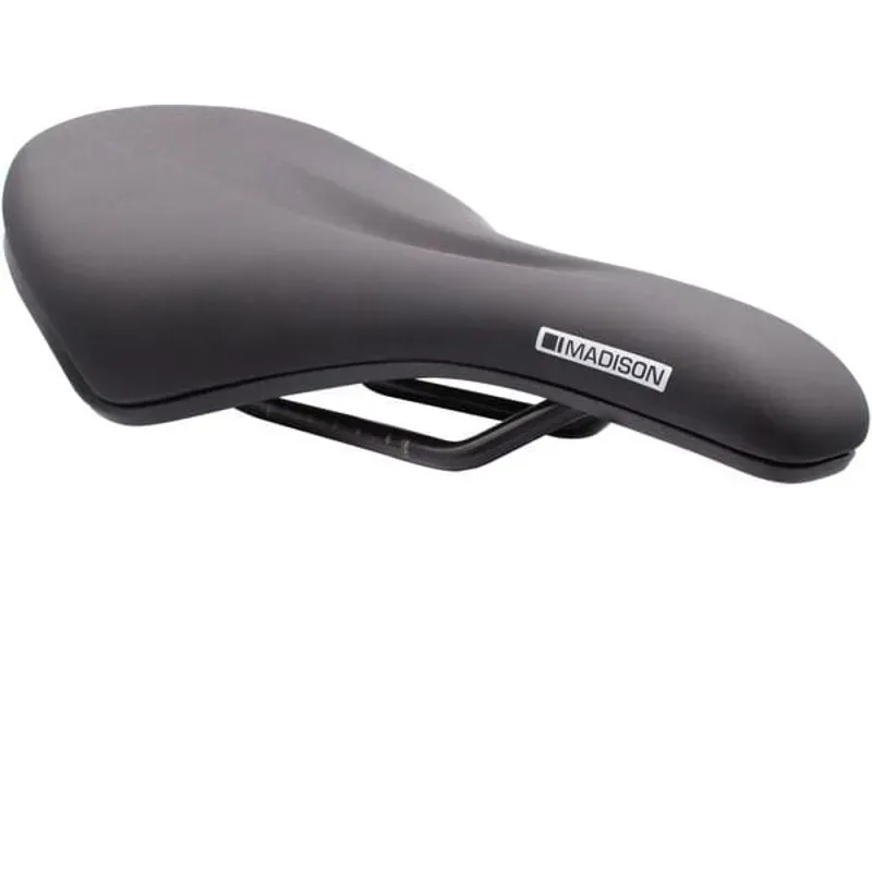 Madison Flux E Sweep Saddle Black