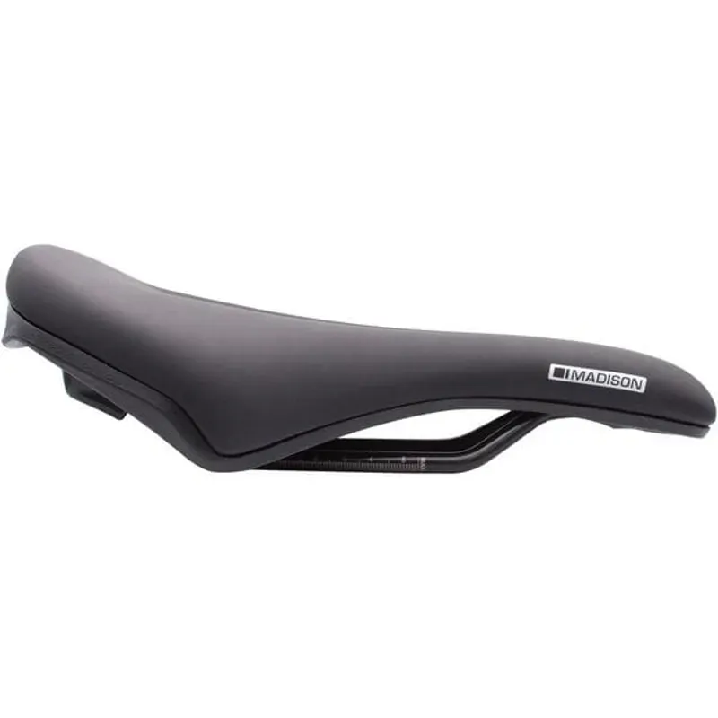 Madison Flux E Sweep Saddle Black-1
