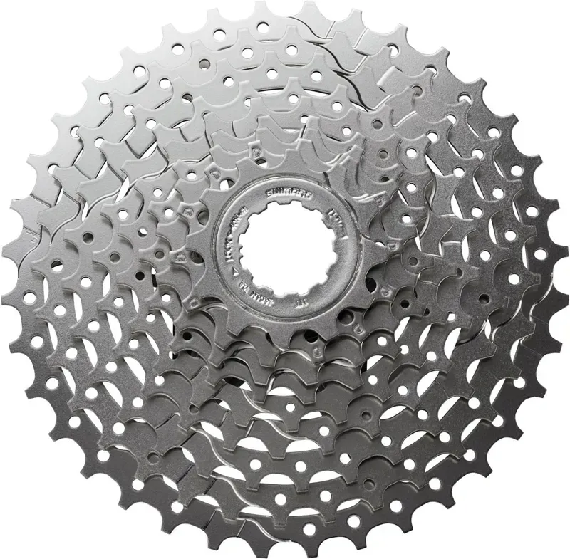 Shimano Deore HG400 9-speed 11-32-tooth ATB Cassette in Silver