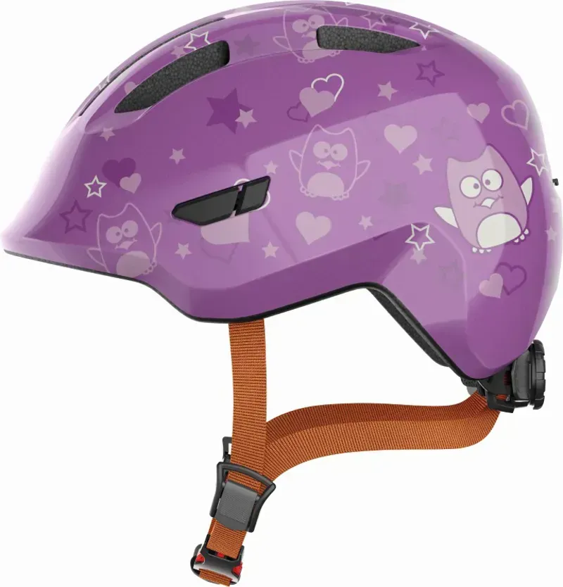 Abus Smiley 3.0 Kids Leisure Helmet in Stars Purple