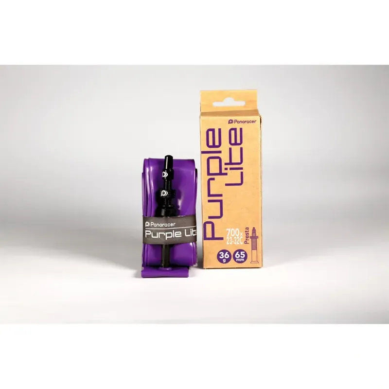 Panaracer Lite 700x32c-47c TPU Gravel Inner Tube in Purple-1