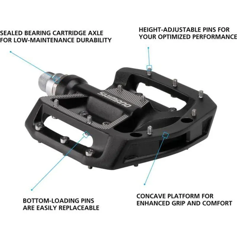 Shimano PD-GR500 Pedals in Black-1