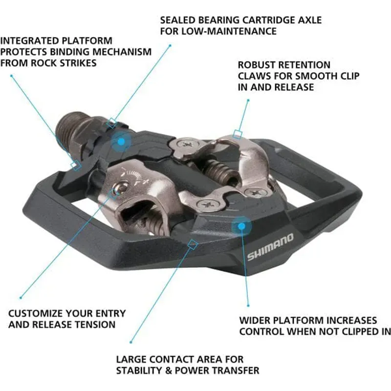 Shimano PD-ME700 SPD pedals black-1