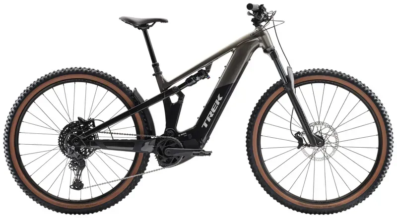 Trek Powerfly FS+ 4 Gen 4 E-Mountain Bike In Mercury/Dark Web