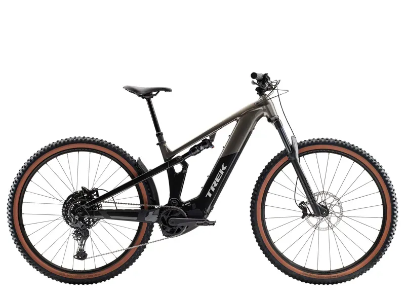Trek Powerfly FS+ 4 800Wh Gen 4 E-Bike in Mercury Grey
