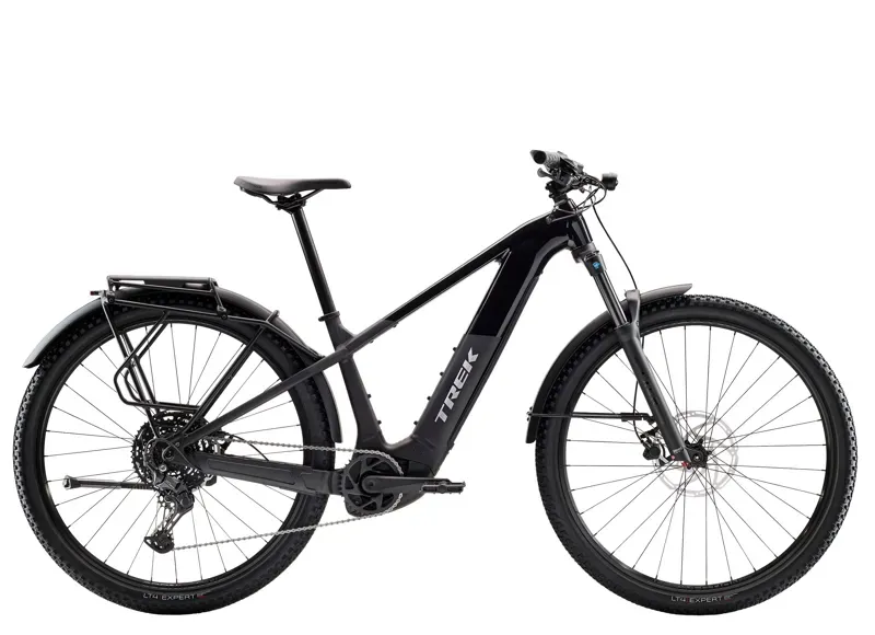 Trek Powerfly+ 4 Equipped 800 Wh Gen 5 E-MTB in Gloss Dark Star Black