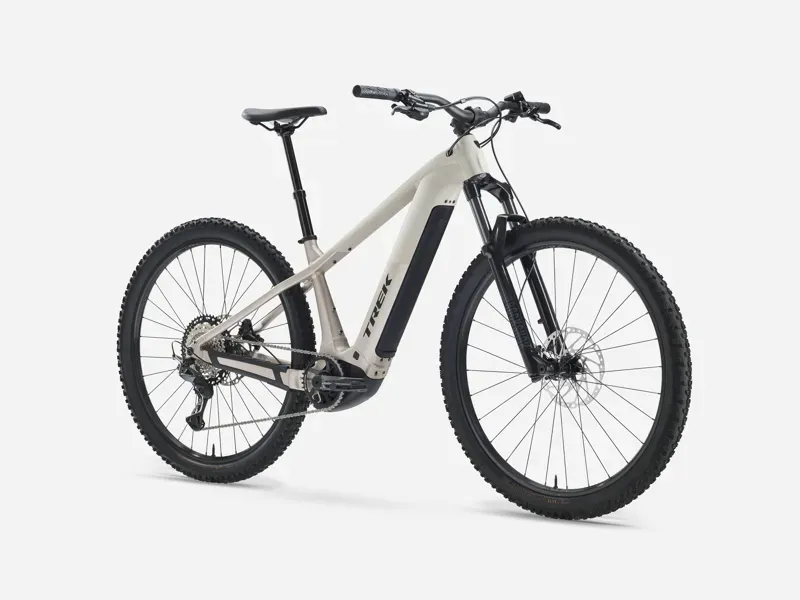 Trek Powerfly+ 6 eMountain Bike in Buff Beige/Supernova-1