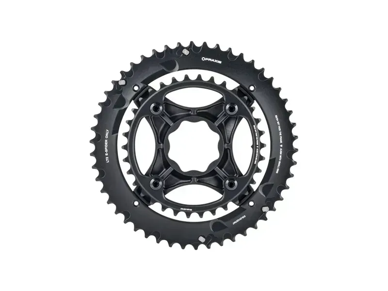 Praxis 50/34-tooth 110mm 2x Spider Chainring in Black-1