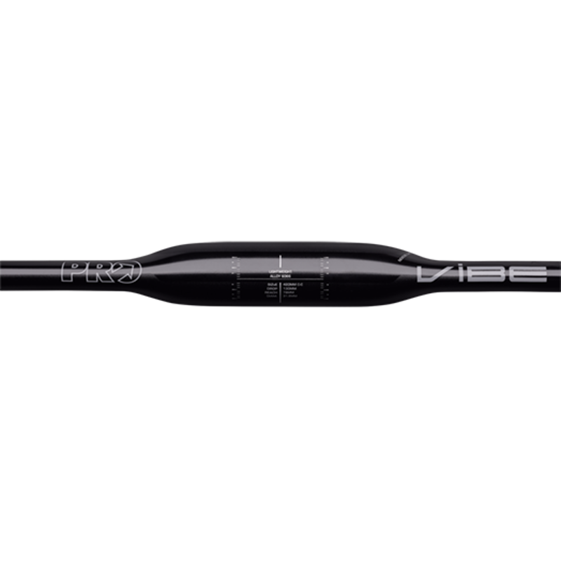 Pro Vibe Aero Alloy 38cm Handlebar in Black-5