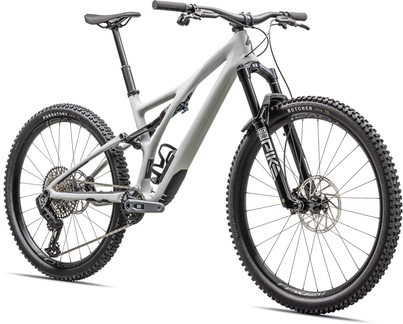 2023 Specialized Stumpjumper LTD T-Type Trail Bike in Dove Grey/Smoke-1
