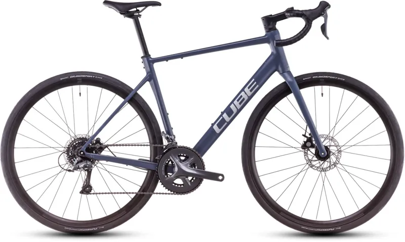 2025 Cube Attain Pro Road Race Bike in Night Flight/Grey