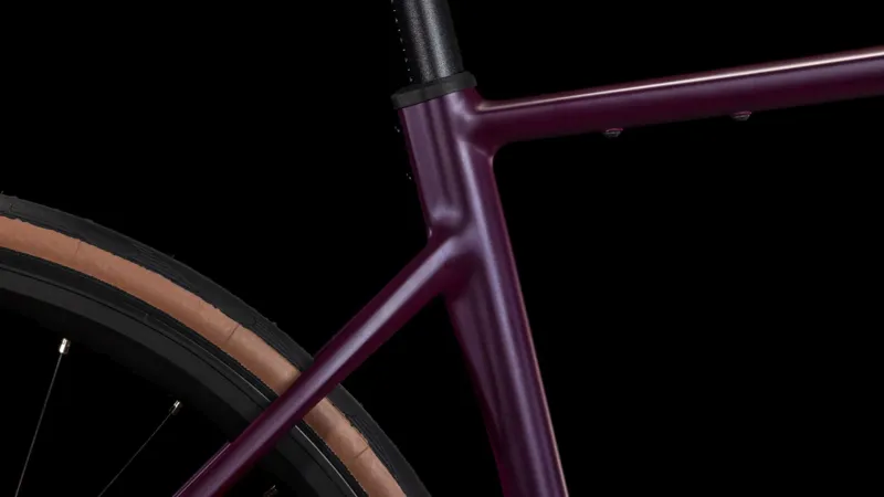 2025 Cube Attain Pro Road Race Bike in Purple/Helio-4
